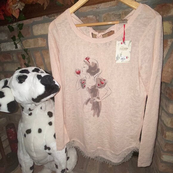 LC Lauren Conrad Disney Snow White Collection Knit Tunic Sweater Top NWT Small - Picture 1 of 9
